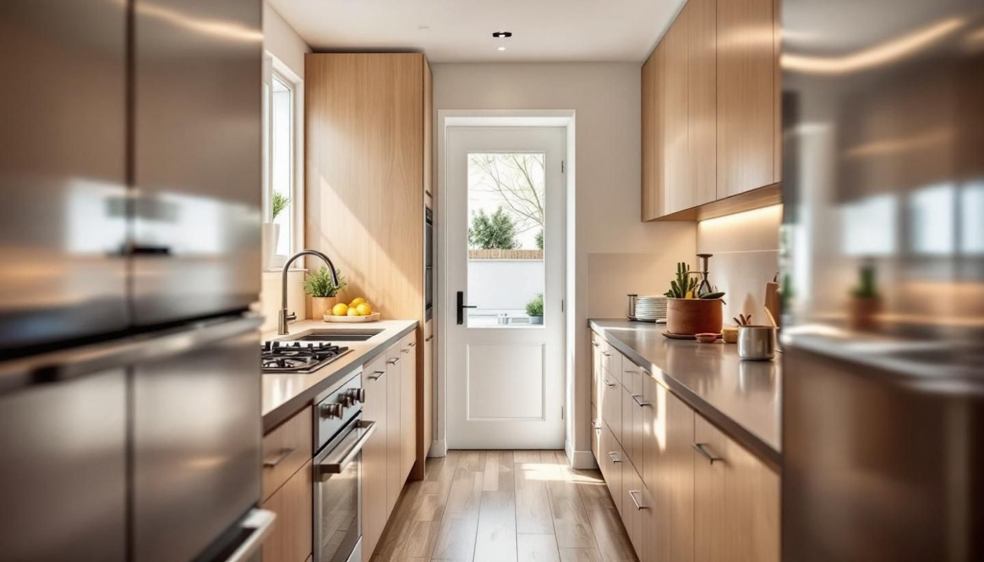 Maximiser l'efficacité d'une cuisine étroite : astuces et conseils